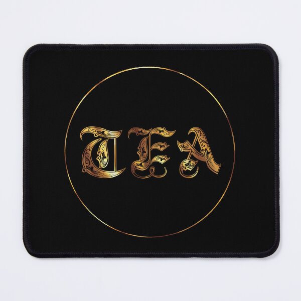 Item preview, Gold Tea Calligraphy designed and sold by Skull Fern.