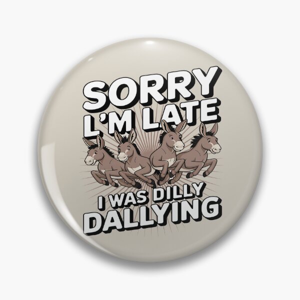 Item preview, Sorry i'm late - Donkey silhouette - Donkeys are awesome - Donkey charms - Donkey nature designed and sold by JansenGS.