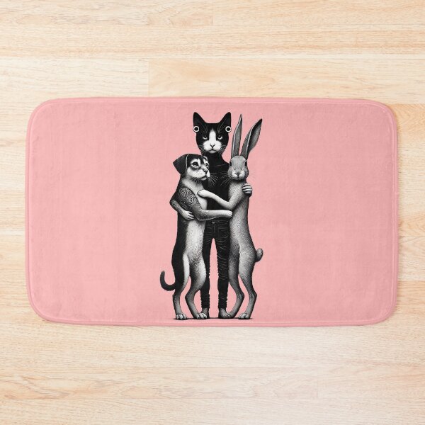Item preview, Unity Trio: Valentine's Day Cat, Dog, and Rabbit designed and sold by TSQ.