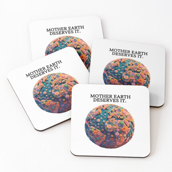 Item preview, Mother Earth Deserves It - Vibrant Floral Planet Desig designed and sold by Teacher2Nerds.