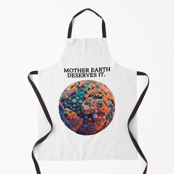 Item preview, Mother Earth Deserves It - Vibrant Floral Planet Desig designed and sold by Teacher2Nerds.