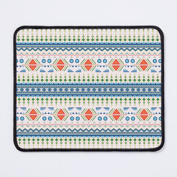 Item preview, White, Blue, Green, Orange Pattern designed and sold by WokeBespoke.