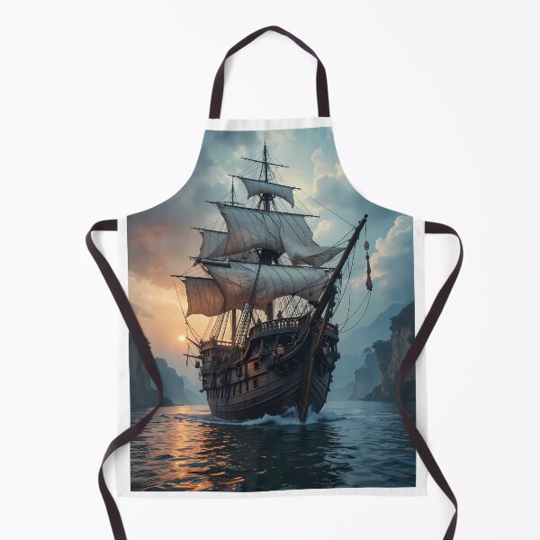 Artikelvorschau, Majestätische Piratenschiffe Maritime Kunst Ozean Reise entworfen und verkauft von ART ATTACK ZONE.