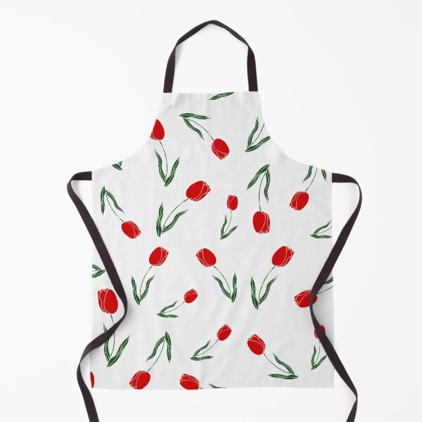 Item preview, Red Tulip Frenzy Pattern designed and sold by Cherise Rochelle.