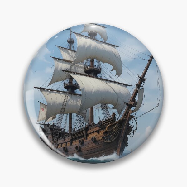 Artikelvorschau, Abenteuer Majestätische Piratenschiffe Maritime Kunst Ozean Reise entworfen und verkauft von ART ATTACK ZONE.