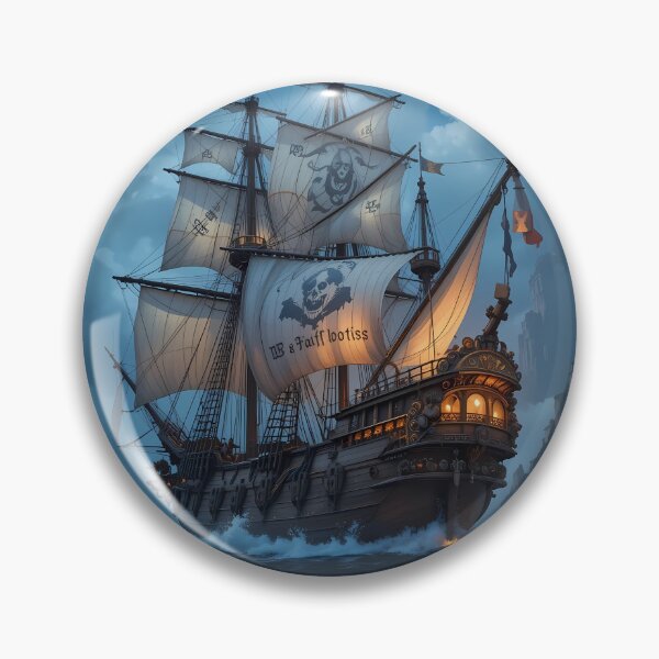 Artikelvorschau, Himmel Majestätische Piratenschiffe Maritime Kunst Ozean Reise entworfen und verkauft von ART ATTACK ZONE.