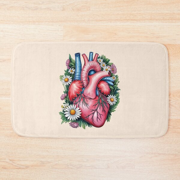 Item preview, You Make My Heart Blossom, Romantic Floral Design for Valentine's Day and Love Gifts, Heart, anatomical heart designed and sold by Collagedream.