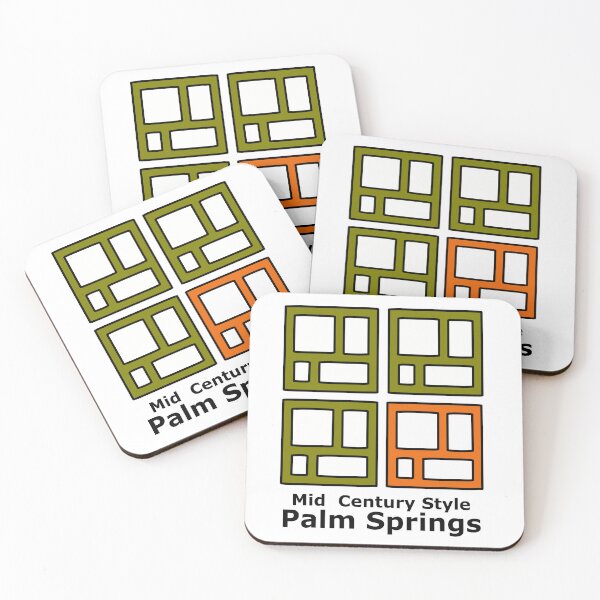 Item preview, Palm Springs Mid Century Breezeway Blocks designed and sold by Jeffsredbubble.