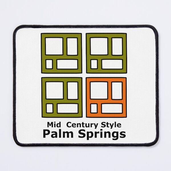 Item preview, Palm Springs Mid Century Breezeway Blocks designed and sold by Jeffsredbubble.