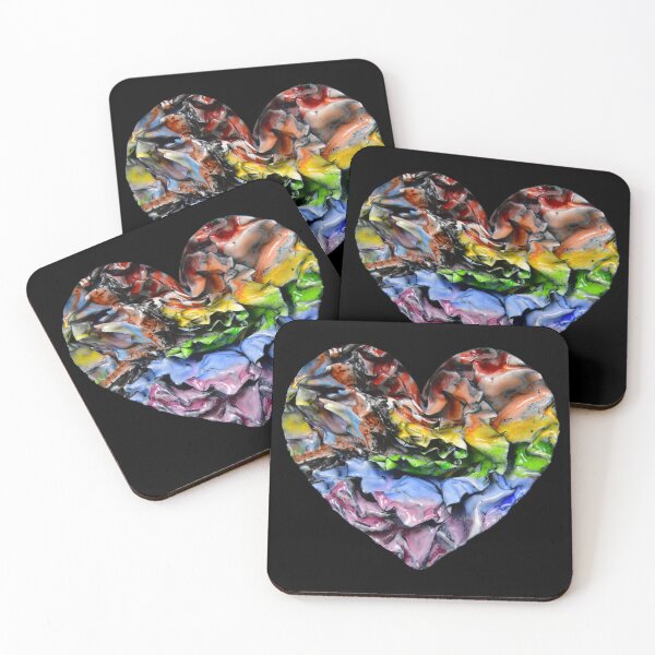 Item preview, Rainbow Abstract Heart designed and sold by sherrybeen.