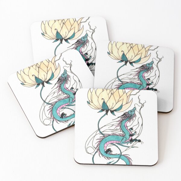Item preview, Lotus Dragon 3 designed and sold by Scribbles & Doodles by Jinx.