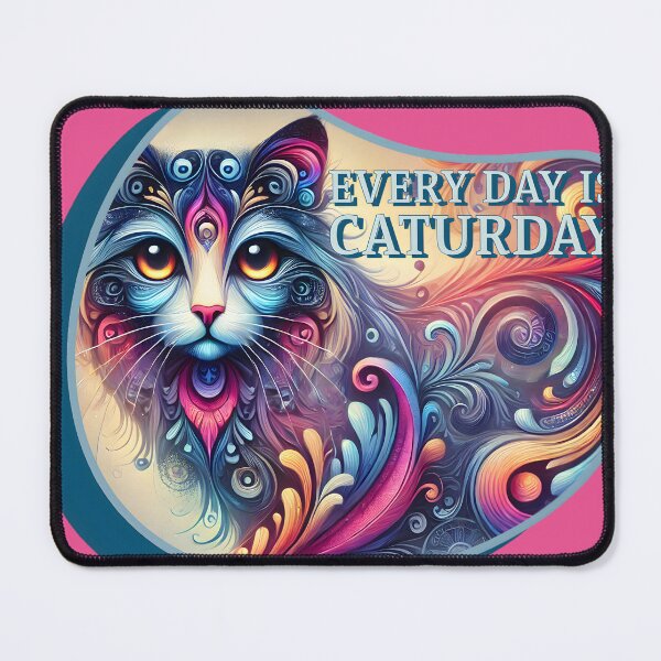 Item preview, "Every Day Is Caturday Art" designed and sold by AdelkoDesigns.