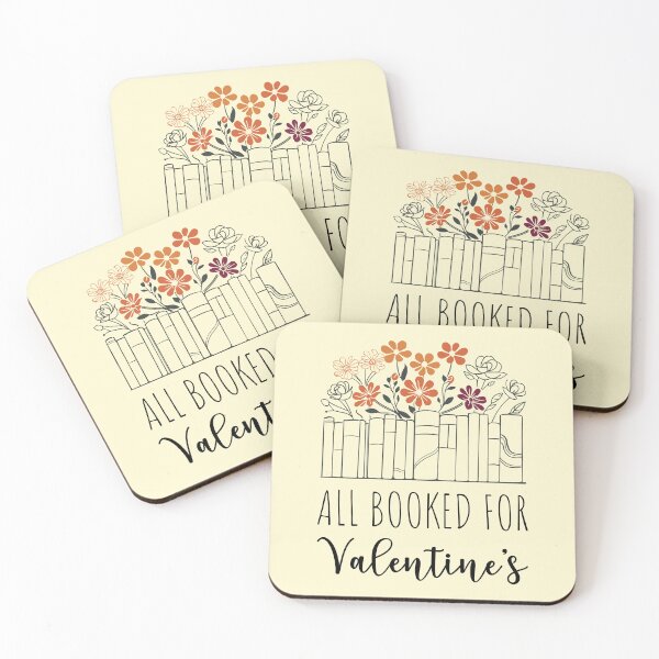 Item preview, Valentine's Day Bookworm - All Booked For Valentine's IV designed and sold by Lemon Pepper.