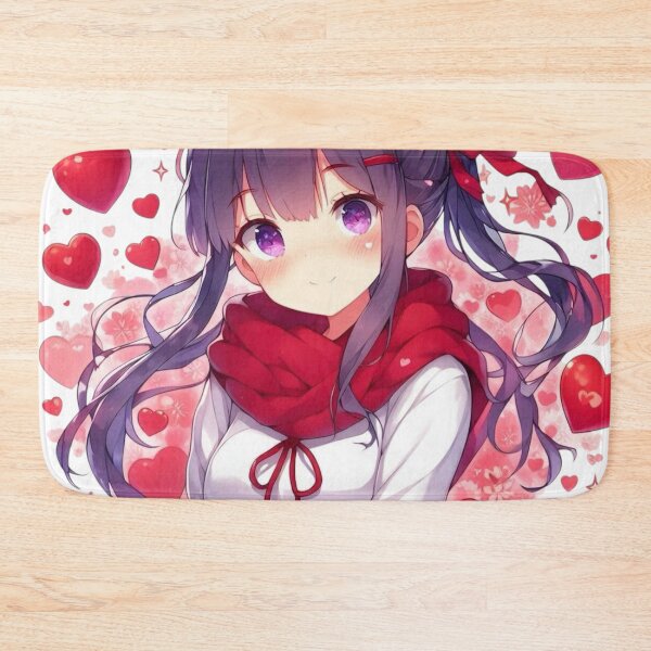 Item preview, Anime girl, Happy Valentine’s Day designed and sold by Sugar Wisdom .