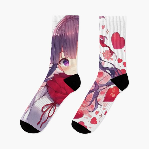 Item preview, Anime girl, Happy Valentine’s Day designed and sold by Sugar Wisdom .