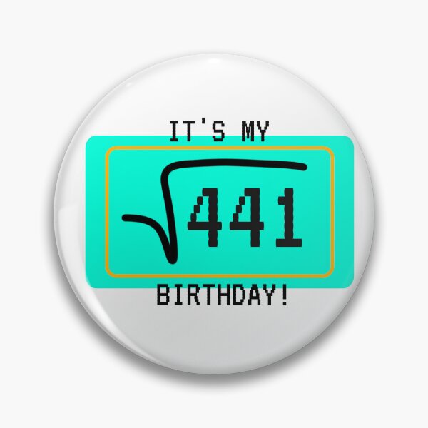 Item preview, It's my 21st Birthday 441 square root designed and sold by FunEyeDesign.