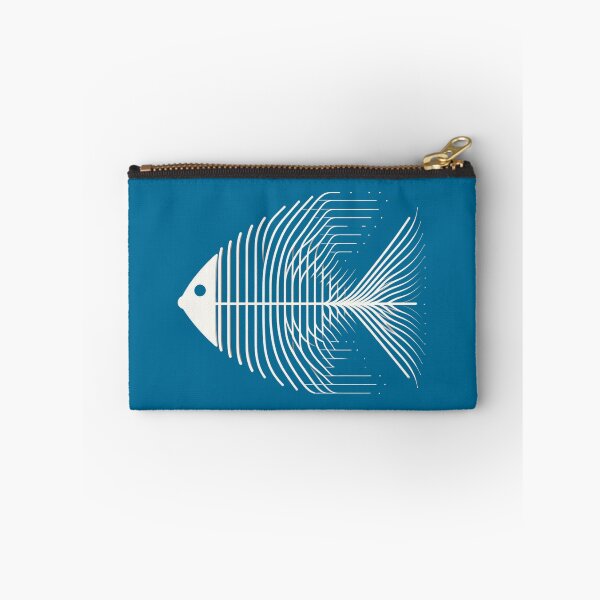 Item preview, High, Classic, Abstract Fishbone, Sea Blue, Big Pattern designed and sold by GaborSkeleton.