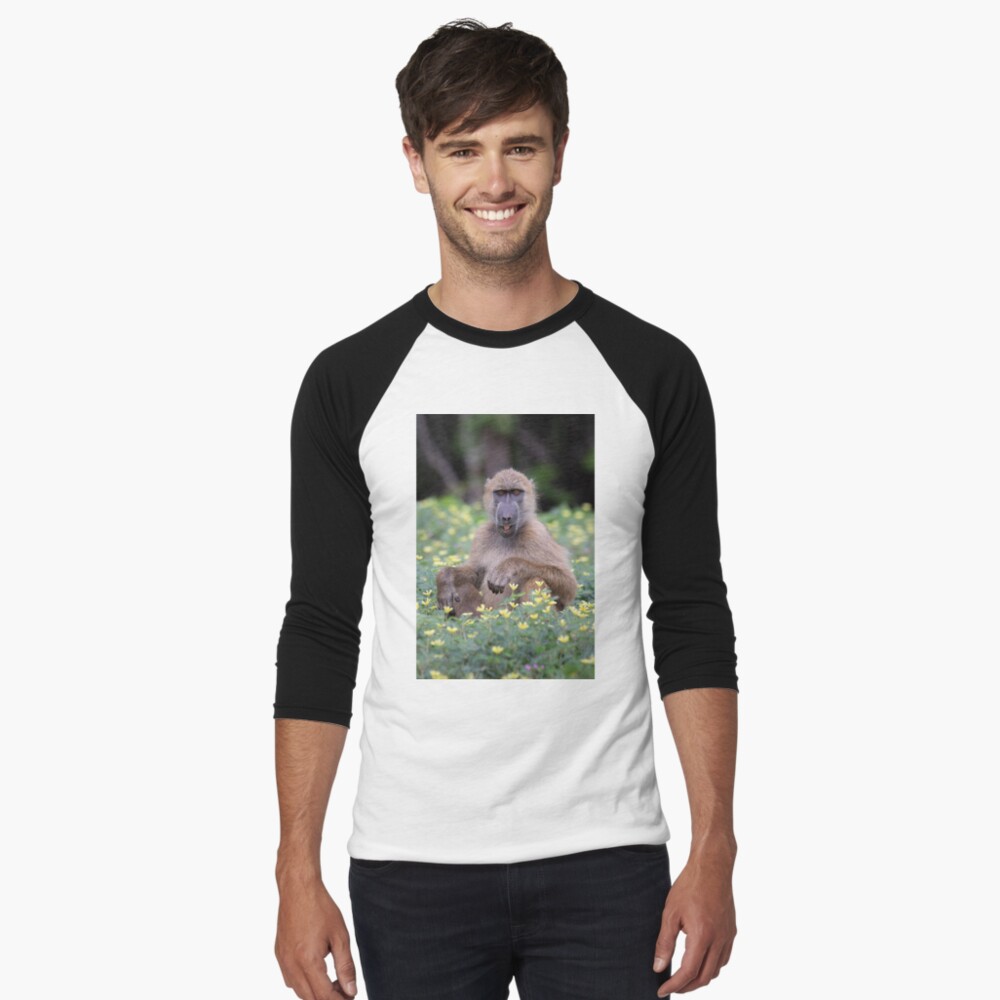 Vista previa del artículo con la obra «Camiseta ¾ estilo béisbol», diseñado y vendido por LeandroNazar.