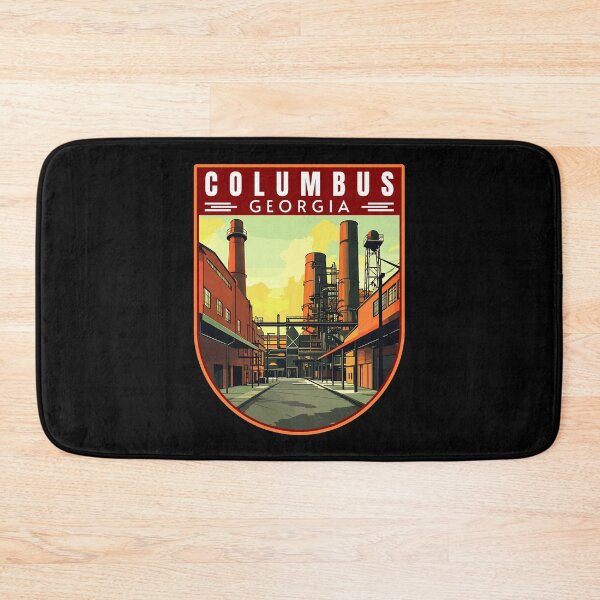 Item preview, Columbus in Georgia USA Vintage Travel Art Emblem designed and sold by MaateoDesign.