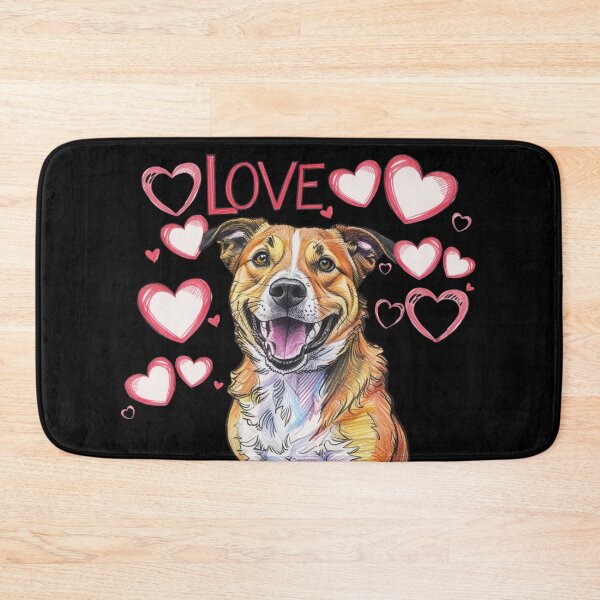 Item preview, My Heart Lolly Valentines Day Valentine's Day Cut Dog designed and sold by Design_Your_Day.