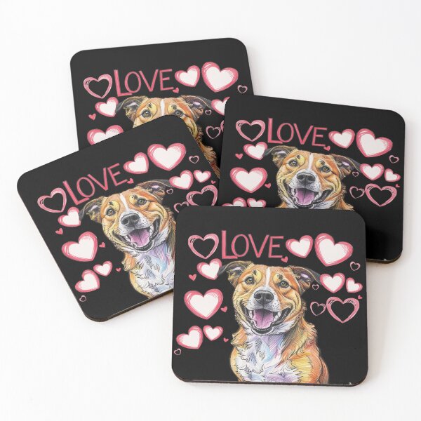 Item preview, My Heart Lolly Valentines Day Valentine's Day Cut Dog designed and sold by Design_Your_Day.