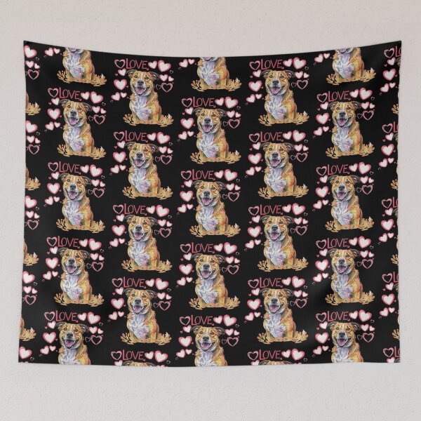 Item preview, My Heart Lolly Valentines Day Valentine's Day Cut Dog designed and sold by Design_Your_Day.