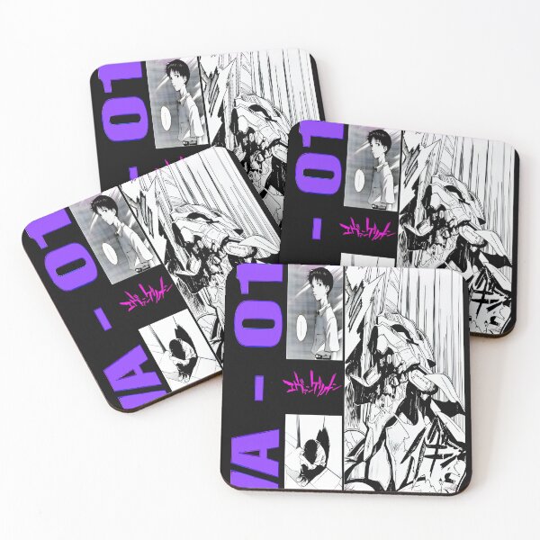 Item preview, Shinji and EVA-01 in Evangelion designed and sold by cdecartoon.