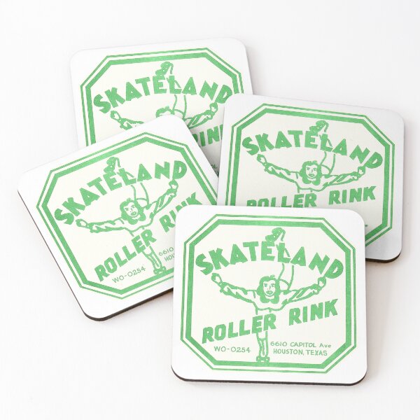 Item preview, Skateland Roller Rink Houston Texas Roller Skating Rink Sticker Decal Label designed and sold by tislord.