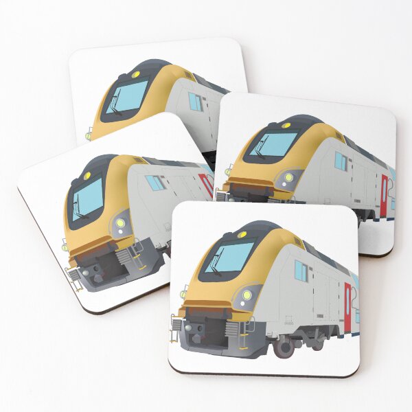 Item preview, Detailed M7 NMBS/SNCB Train Locomotive Illustration designed and sold by MossOfTheForest.