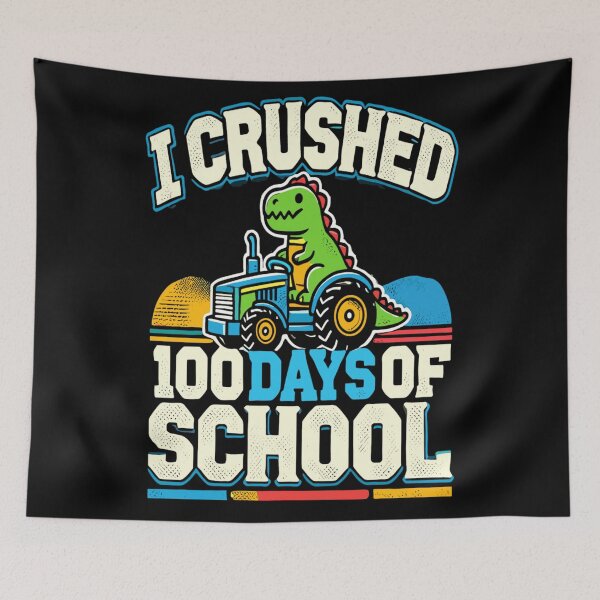 Item preview, I Crushed 100 Days of School designed and sold by KitonicTees.