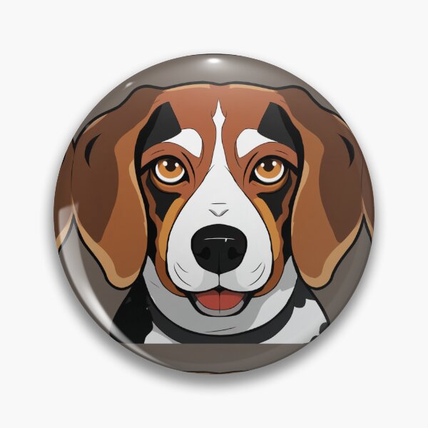 Item preview, Minimalist Beagle Illustration – Cartoon-Inspired Clean Design designed and sold by NSB-Design.