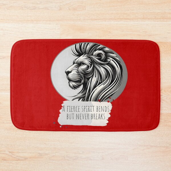 Item preview, "Fierce Lion Spirit - Strength Unbroken" designed and sold by AmvaDesigns.