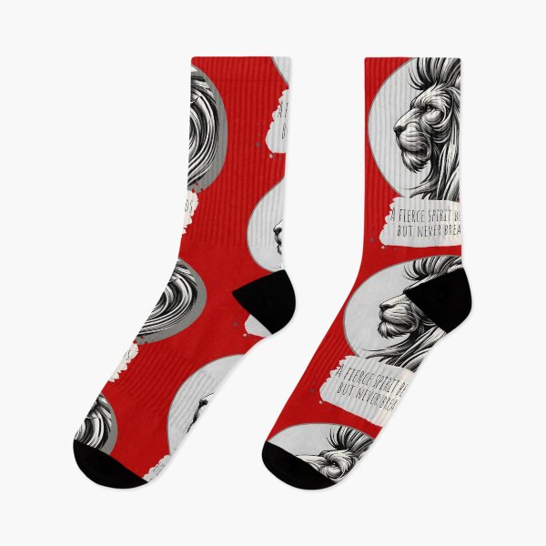 Item preview, "Fierce Lion Spirit - Strength Unbroken" designed and sold by AdelkoDesigns.