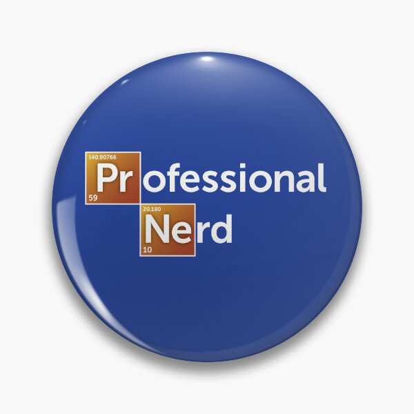 Item preview, Professional Nerd - Stickers, Buttons, Notebooks Design designed and sold by MAPACA-Merch.
