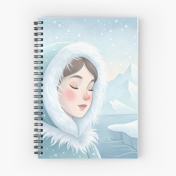 Item preview, Girl and winter landscape designed and sold by AhArtMe.