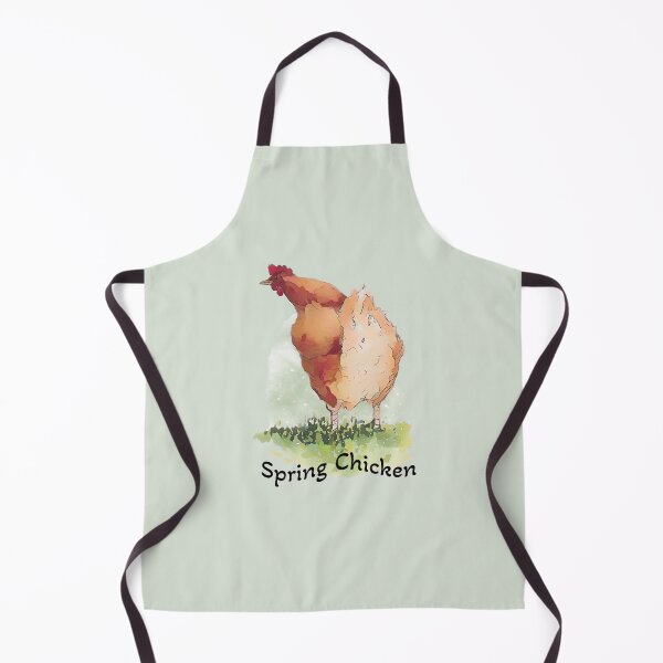 Item preview, Spring Chicken, Little Red Hen, Still Young, Aging Humor designed and sold by JoyfulWhimsy.