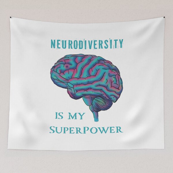 Item preview, Neurodiversity is My Superpower, Autism Acceptance, ADHD Acceptance, Neurodivergent, ADHD Awareness, Autism Awareness, Mental Health designed and sold by mermaidronnie.