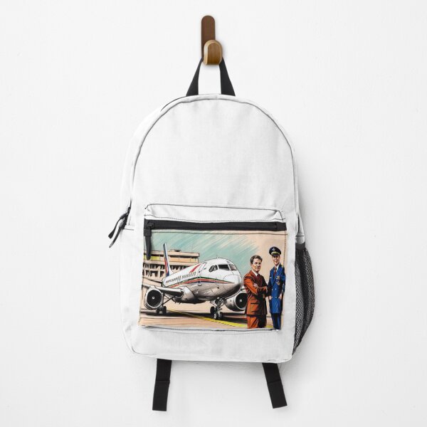 Item preview, Pilots in Front of an Airplane - Sketch Style Aviation Art designed and sold by EMaviation_.