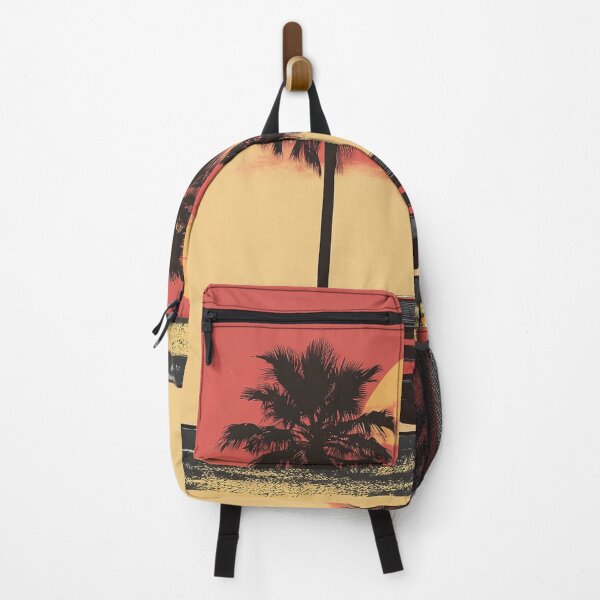 Item preview, car on the beach with three palm trees designed and sold by javierparra.