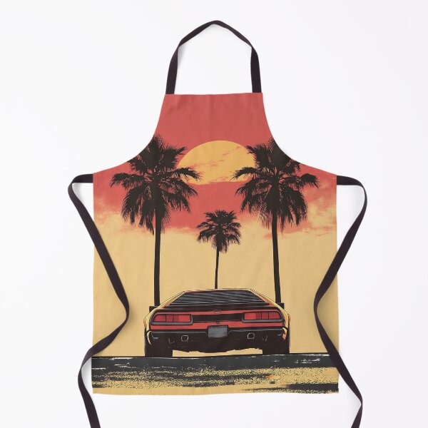 Item preview, car on the beach with three palm trees designed and sold by javierparra.