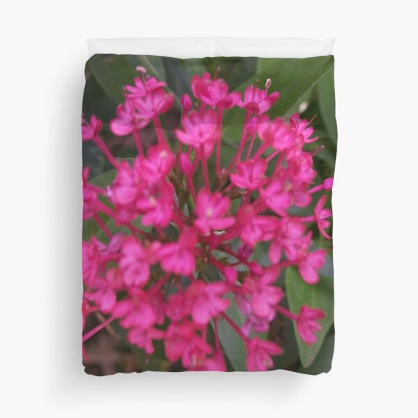 Pink Flower Duvet Cover