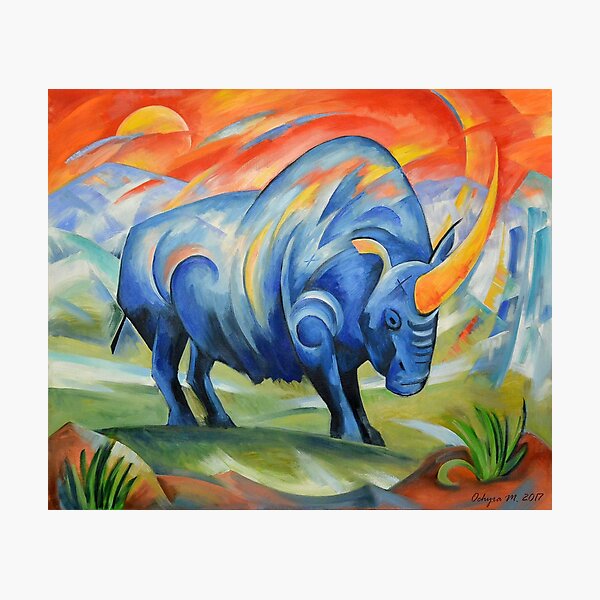 Siberian unicorn | Art Photographic Print