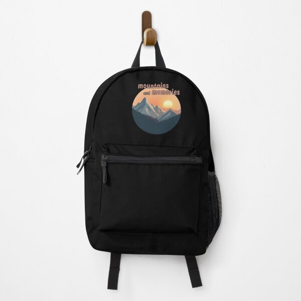 Item preview, mountains and memories hiking t shirts and more designed and sold by Go Easy Apparel.