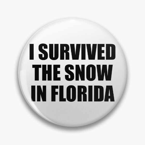 Item preview, "Funny Florida Snow Survivor - Winter 2025 Weather Humor Gift" designed and sold by artworkathome.
