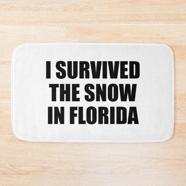 Item preview, "Funny Florida Snow Survivor - Winter 2025 Weather Humor Gift" designed and sold by artworkathome.