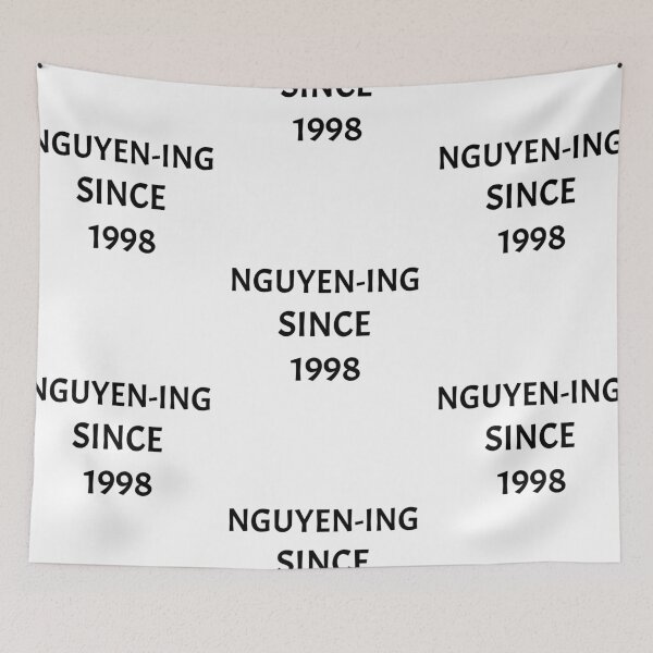 Item preview, Nguyening since 1998, funny Vietnamese name wordplay designed and sold by Merchattack.