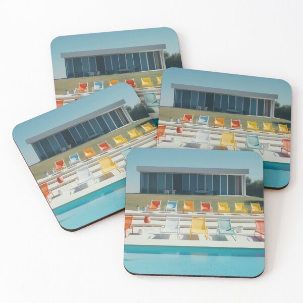 Item preview, Tranquil Poolside Escape designed and sold by anytka.