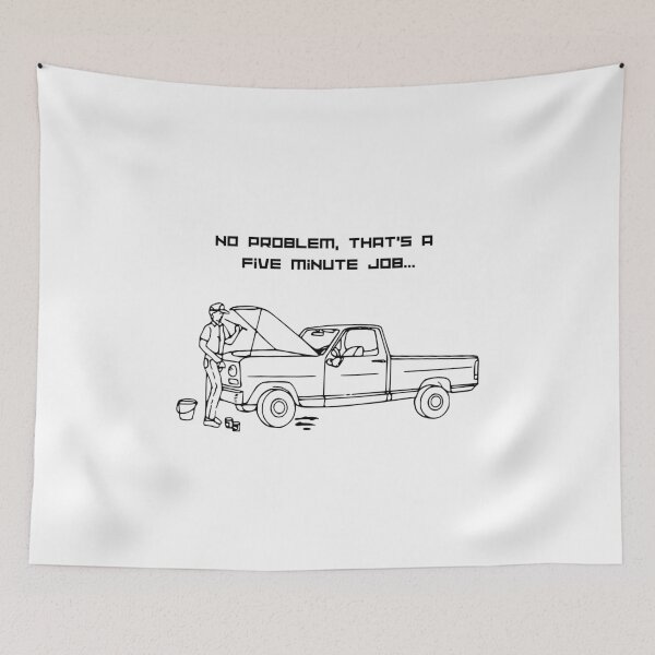 Item preview, Five Minute Job designed and sold by SteelwagonMedia.