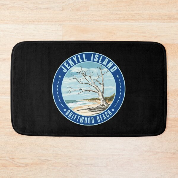 Item preview, Jekyll Island Driftwood Beach in Georgia USA Retro Travel Art Emblem designed and sold by MaateoDesign.