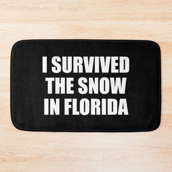 Item preview, "Funny Florida Snow Survivor - Winter 2025 Weather Humor Gift" designed and sold by artworkathome.